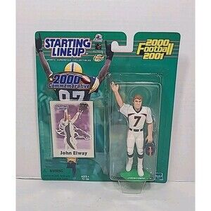 Vintage 2000-2001 NFL Starting Lineup John Elway Denver Broncos Action Figure